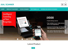 Tablet Screenshot of jualscanner.com